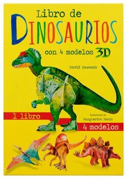 LIBRO DE DINOSAURIOS (4 MODELOS 3D)