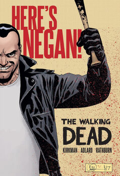 THE WALKING DEAD -HERES NEGAN!-          (EMPASTADO/PORTADA A)