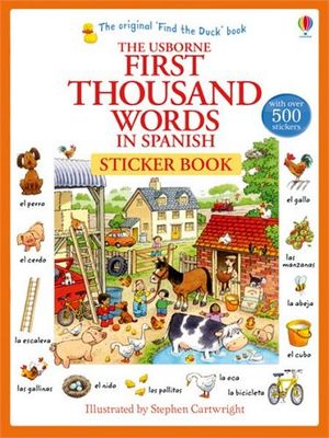 FIRST THOUSAND WORDS IN SPANISH STICKER BOOK