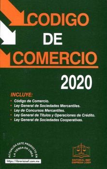 CODIGO DE COMERCIO 2020. ISEF.. 9786075411644