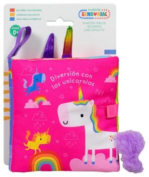 LIBRO DE TELA PARA BEBS: DIVERSIN CON EL UNICORNIOS