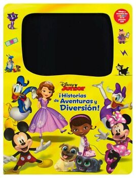 LIBRO INFANTIL CON PIZARRN ELECTRNICO: DISNEY JUNIOR: HISTORIAS DE AVENTURAS Y DIVERSIN!