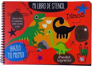 DINOSAURIOS: MI LIBRO DE STENCIL