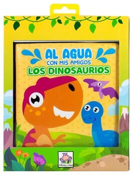 LIBRO INFANTIL PARA LA HORA DEL BAO: AL AGUA CON MIS AMIGOS: LOS DINOSAURIOS