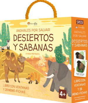 ANIMALES POR SALVAR -DESIERTOS Y SABANAS- (C/VENTANAS/28 FICHAS)