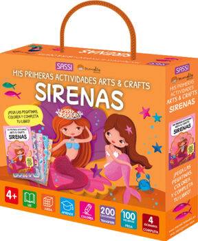 MIS PRIMERAS ACTIVIDADES ARTS & CRAFTS -SIRENAS-