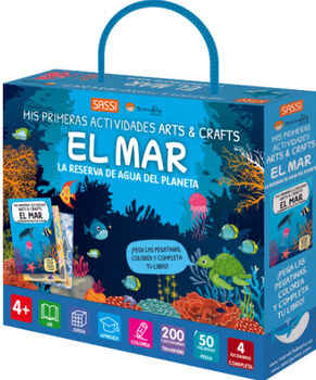 MIS PRIMERAS ACTIVIDADES ARTS & CRAFTS -EL MAR-