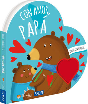 CON AMOR, PAP -LIBRO CON SILUETAS-       (CARTONE)