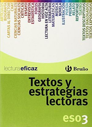 TEXTOS Y ESTRATEGIAS LECTORAS 3  -ESO-