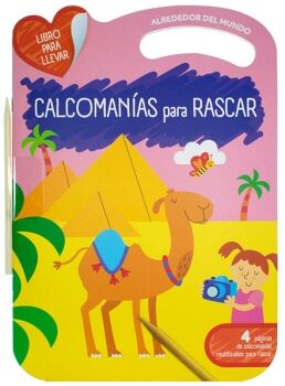 LIBRO PARA LLEVAR - CALCOMANAS PARA RASCAR: ALREDEDOR DEL MUNDO