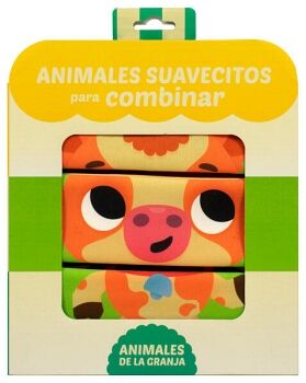 LIBRO DE TELA PARA BEBS: ANIMALES SUAVECITOS PARA COMBINAR: ANIMALES DE LA GRANJA