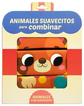 LIBRO DE TELA PARA BEBS: ANIMALES SUAVECITOS PARA COMBINAR: ANIMALES A MI ALREDEDOR