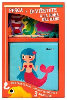 LIBRO PARA BEBS: PESCA Y DIVIRTETE A LA HORA DEL BAO: SIRENA