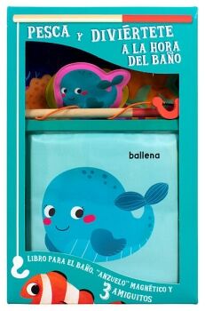 LIBRO PARA BEBS: PESCA Y DIVIRTETE A LA HORA DEL BAO: BALLENA