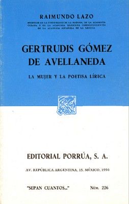 226 GERTRUDIS GOMEZ DE AVELLANEDA